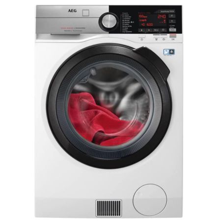 Masina de spalat rufe cu uscator AEG seria 9000 L9WBC61B, Pompa de caldura, 10 kg spalare/6 kg uscare, 1600 RPM, Motor Inverter, Display LCD, Alb