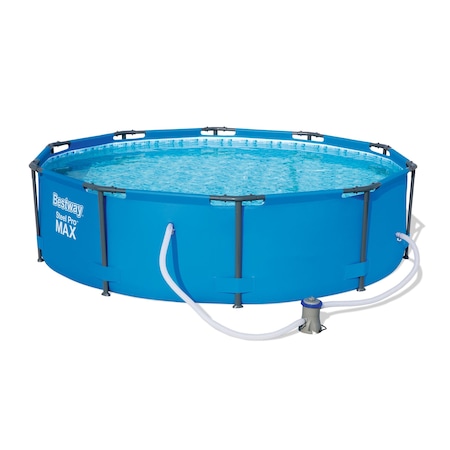 Piscina cu cadru metalic Bestway 305 x 76 cm , rotunda, cu pompa de filtrare : Review si Pareri utile